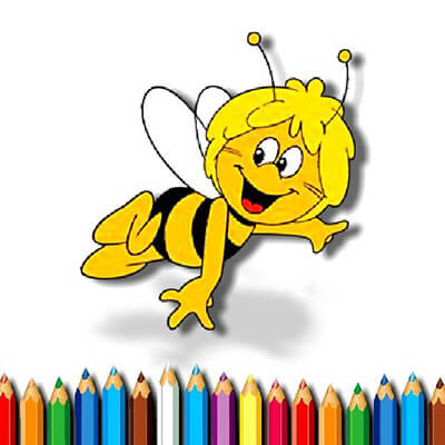 Sách tô màu con ong của BTS