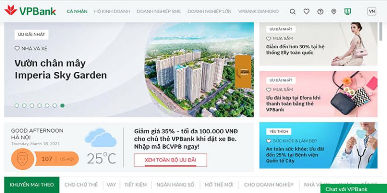 Mã giảm giá VPBank
