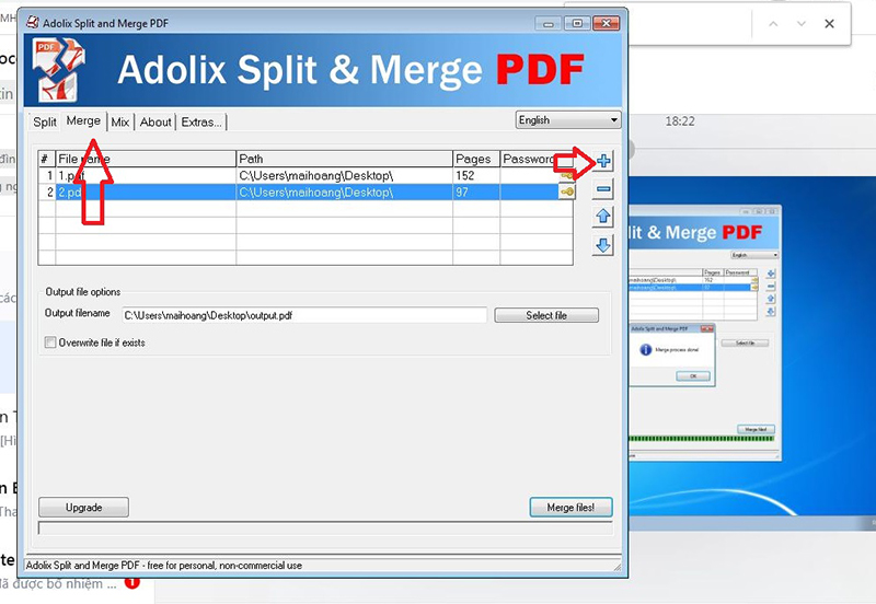 Cắt File PDF Bằng Phần Mềm Adolix Split And Merge PDF