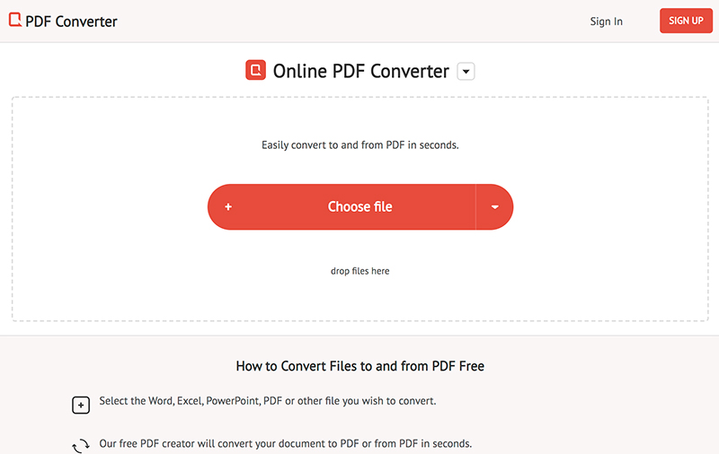 Cách cắt file PDF bằng FreePDFConvert