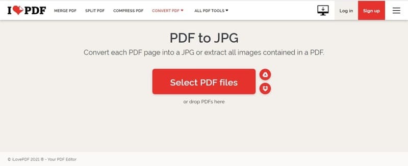 Chuyển ảnh sang PDF nhanh bằng ILovePDF