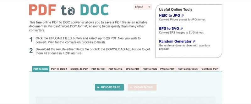Chuyển đổi file JPG sang PDF bằng phần mềm PDF to DOC
