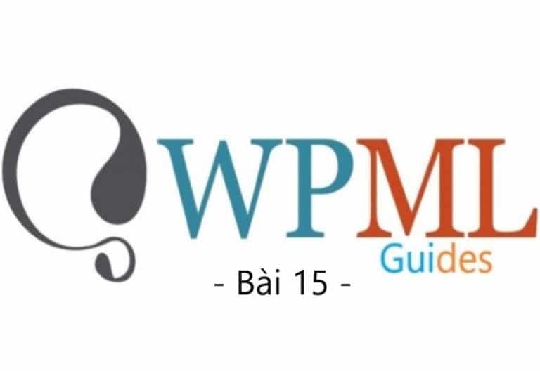 Hướng dẫn cấu hình WPML (Bài 15)