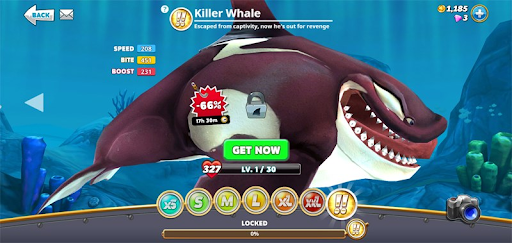 Có 7 loài cá mập hung dữ trong game