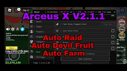 Một vài lưu ý khi tải Hack Blox Fruit Arceus X