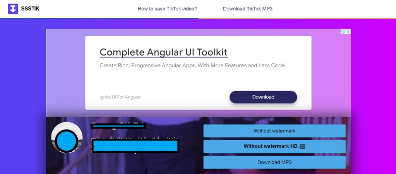 Trải nghiệm sử dụng SSStik.io để tải video TikTok không watermark