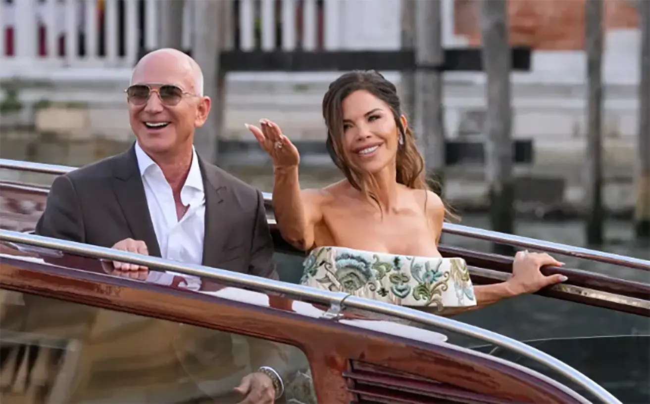 Jeff Bezos and Lauren Sanchez wedding Venice