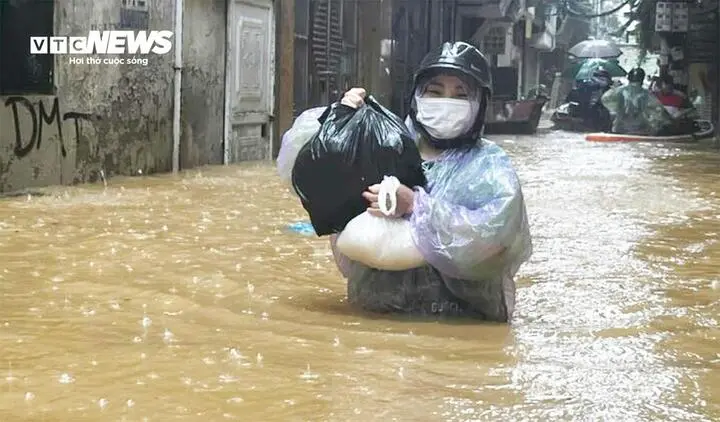 Mưa lớn miền Bắc
