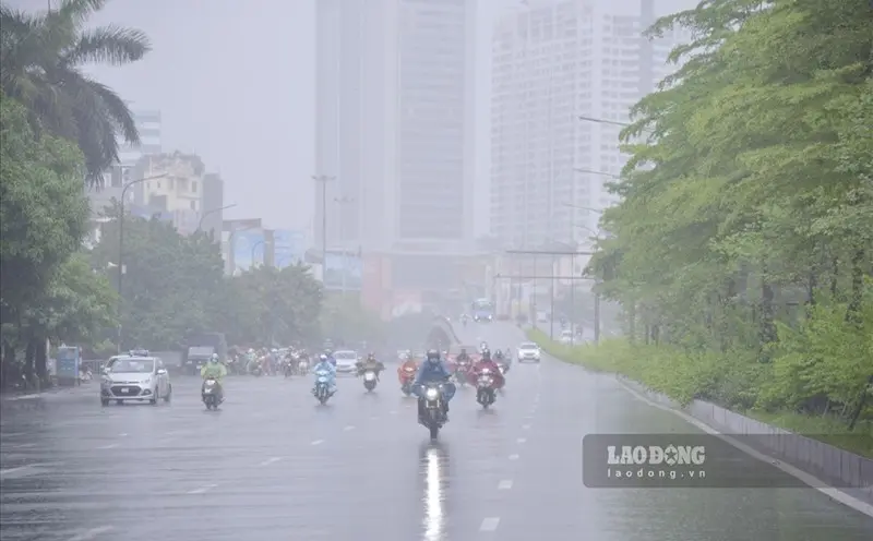 Thời tiết phức tạp ở Hà Nội