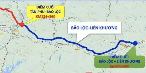 Tổng thể mô hình cao tốc Bảo Lộc - Liên Khương