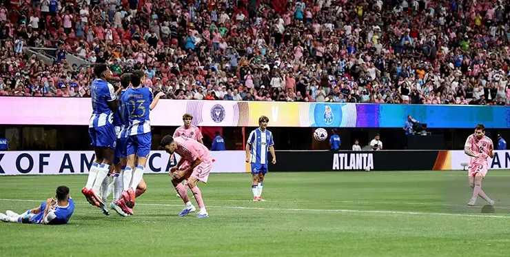 Messi trong trận đấu