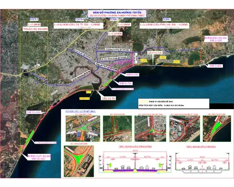 NovaWorld Phan Thiết - Sơ đồ ven biển