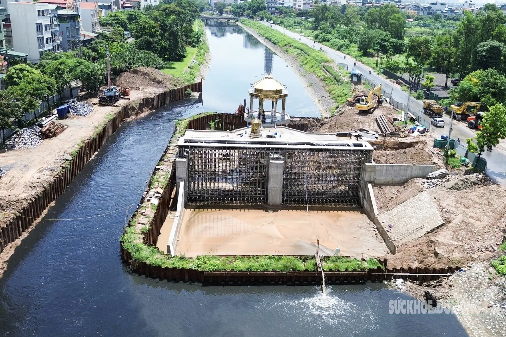 kiến trúc đập tràn sông Tô Lịch