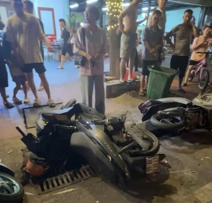 Hiện trường vụ tai nạn