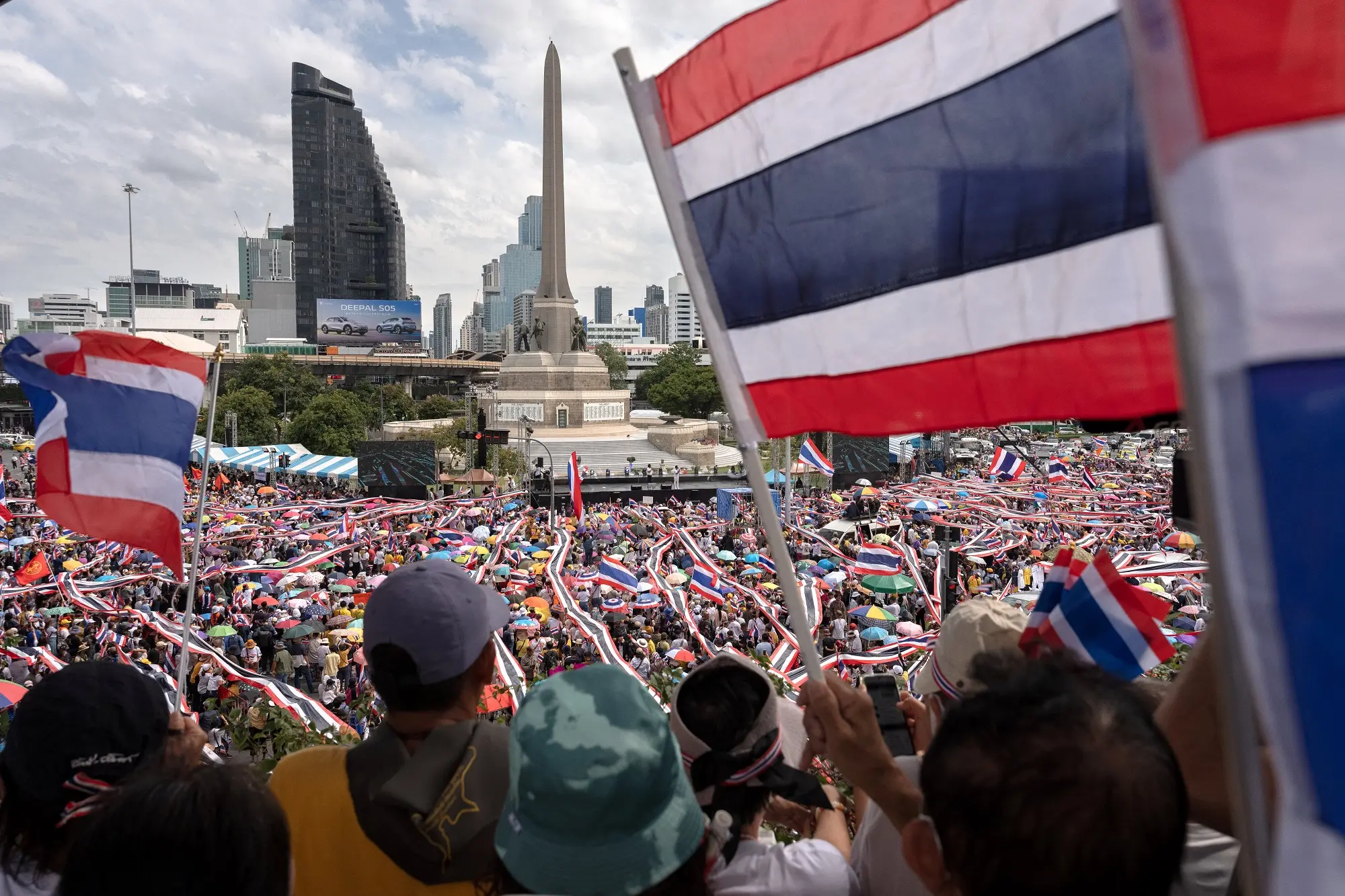 Người biểu tình ở Bangkok