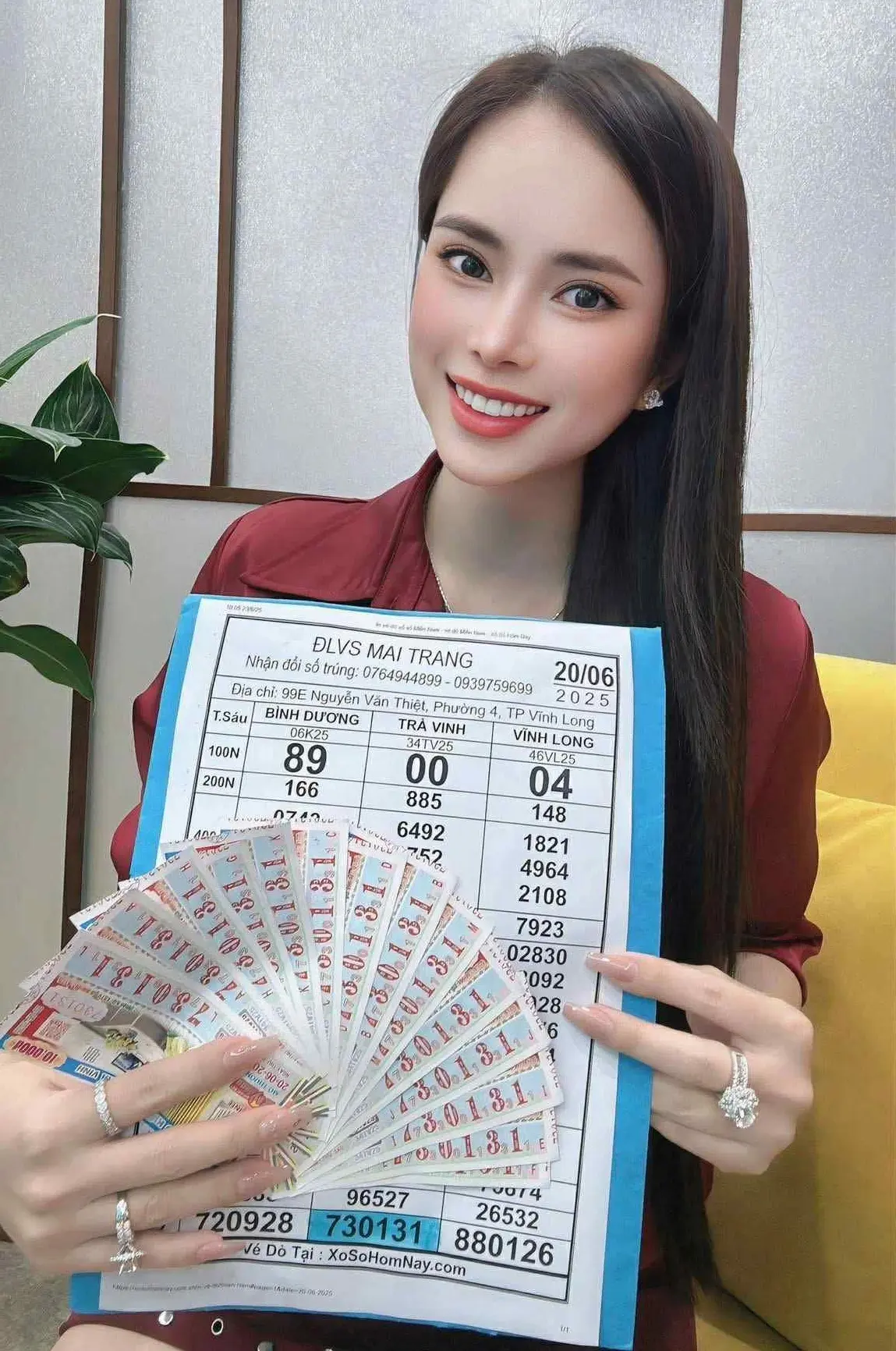 Người đàn ông trúng số