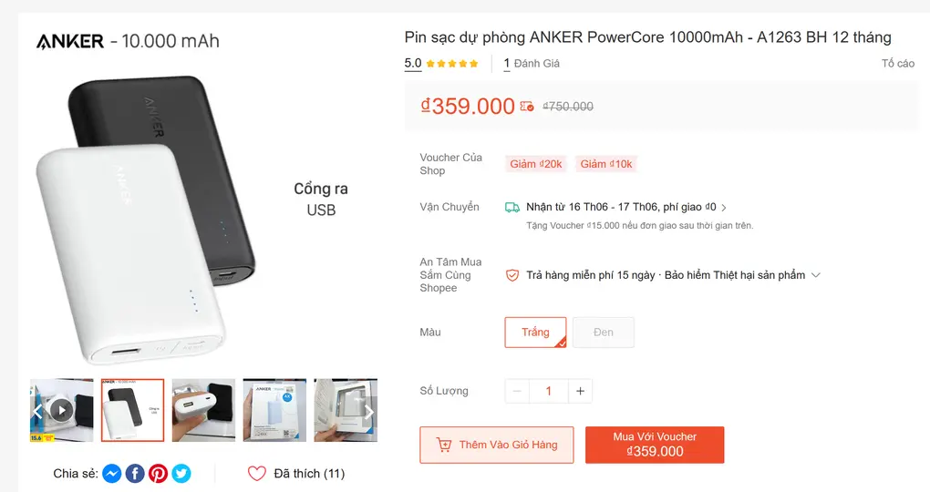 Anker pin