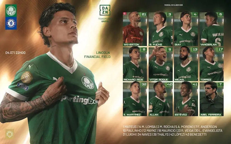 Palmeiras celebration