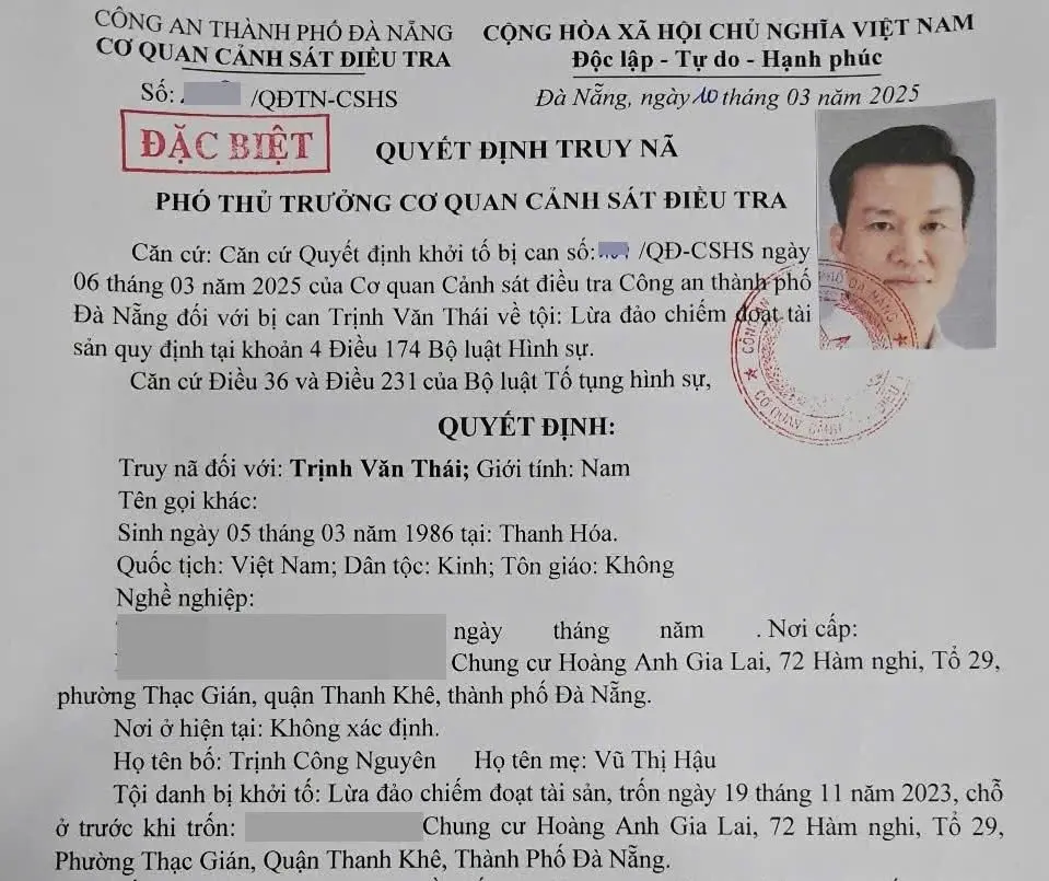 Công an tỉnh Đồng Nai kêu gọi đầu thú