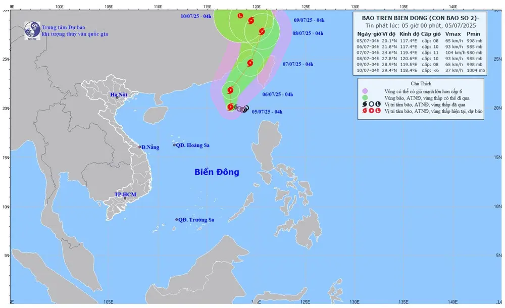 Ảnh minh họa mưa dông