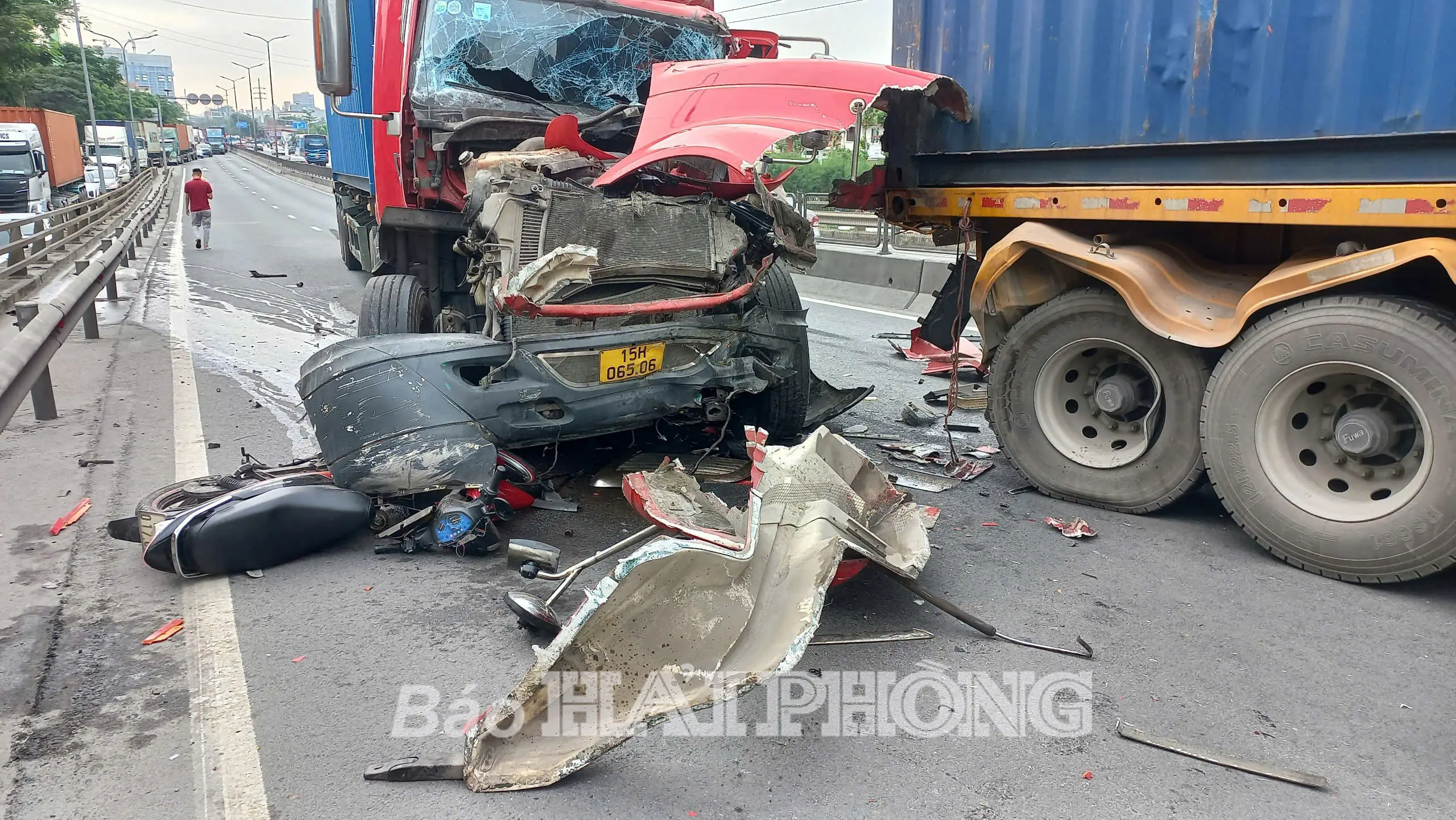 Hiện trường vụ tai nạn