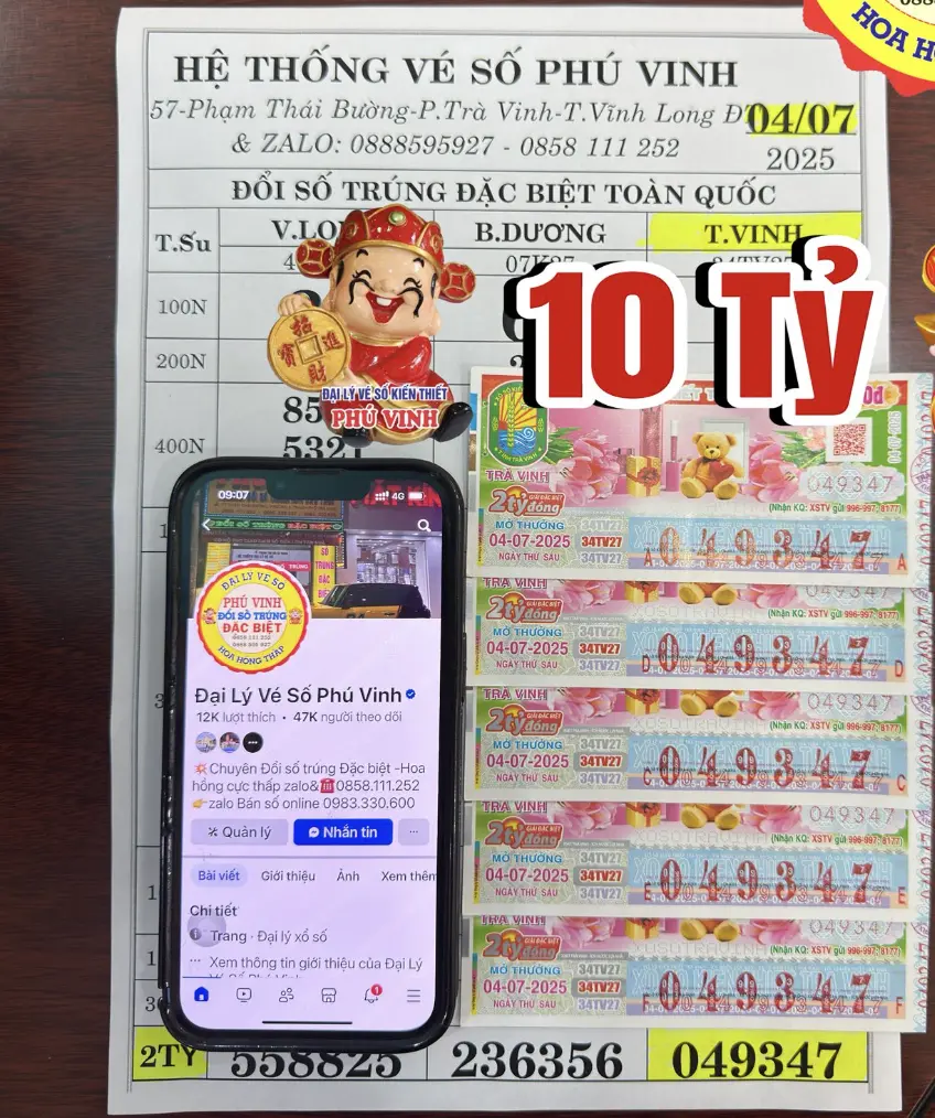 vé số trúng thưởng