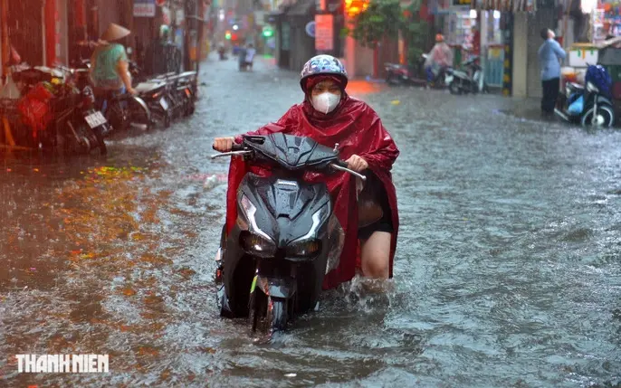Mưa lớn miền Bắc