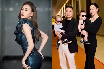 Phương Oanh và diễn viên nhí