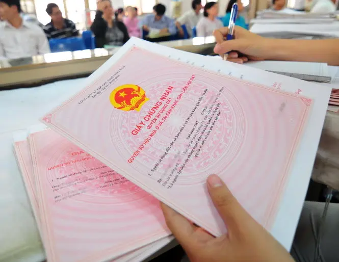Thủ tục sang tên sổ đỏ