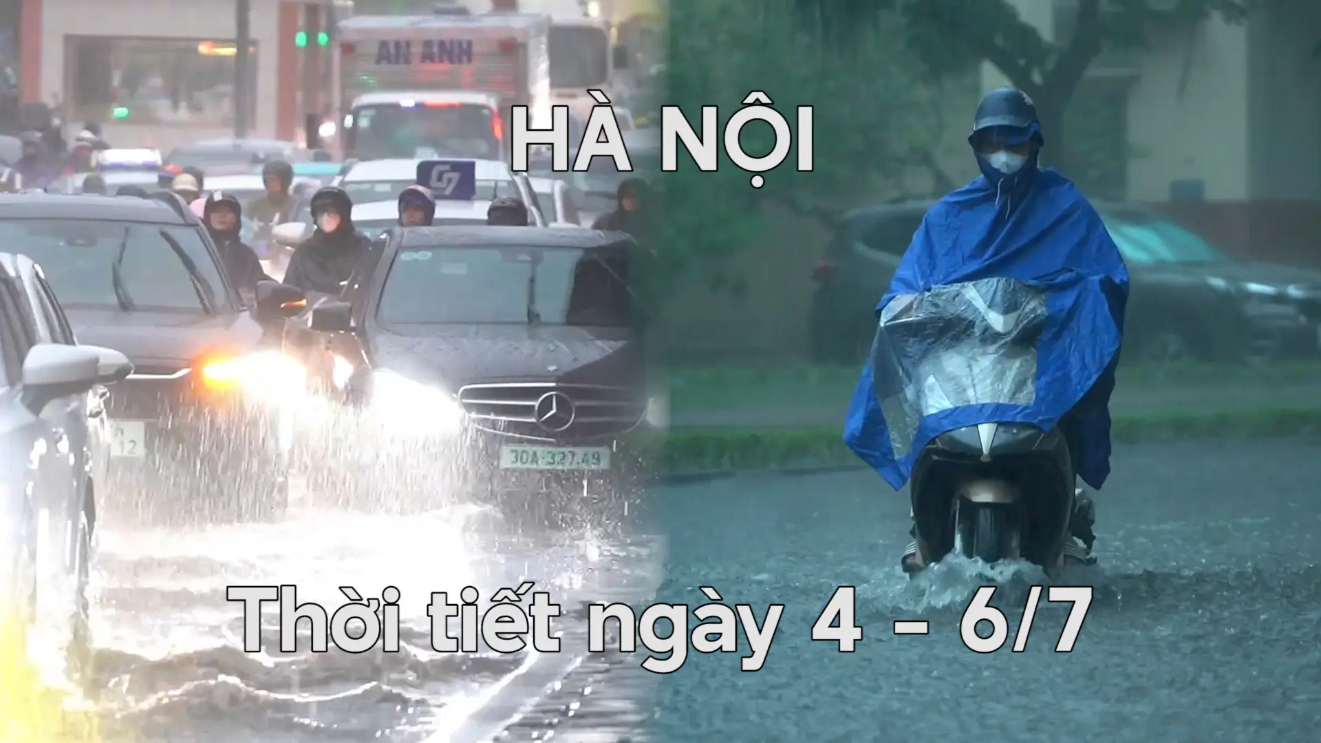 Cảnh báo mưa giông