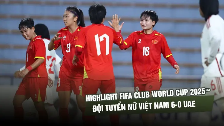 Trận đấu giữa tuyển nữ Việt Nam và UAE