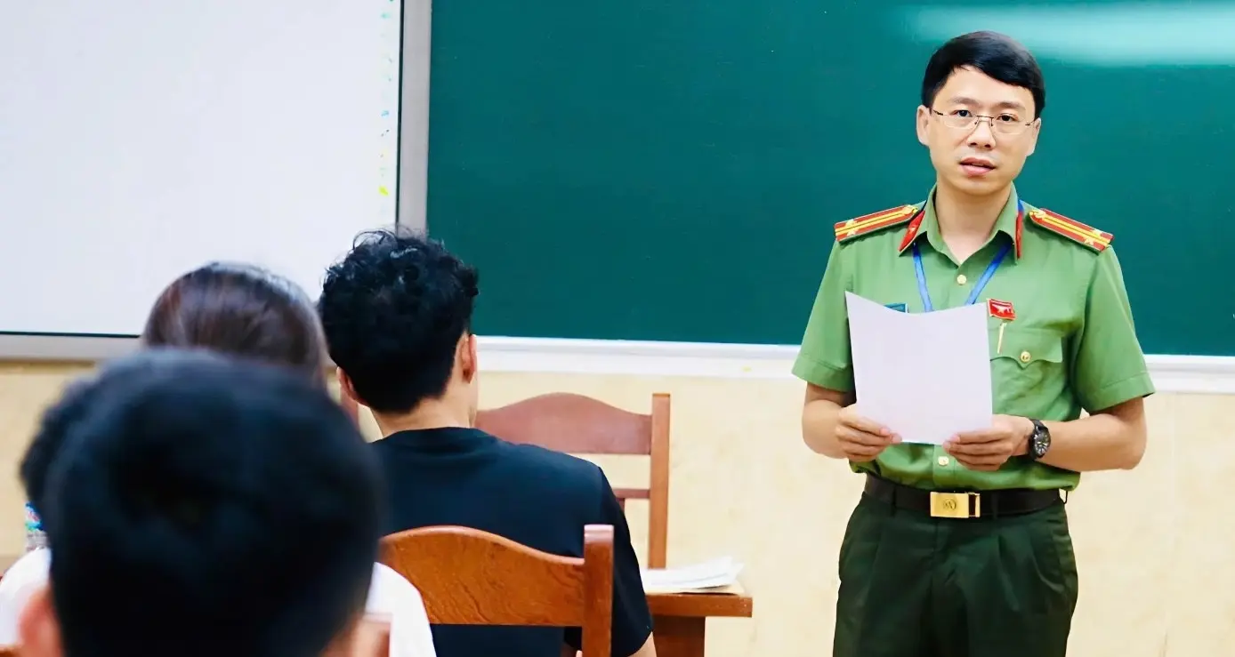 Thí sinh tham gia kỳ thi đánh giá của Bộ Công an