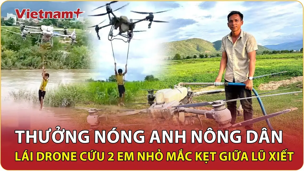 Ứng dụng drone trong cứu hộ