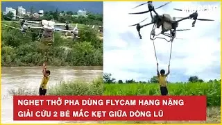 Drone trong lũ lụt