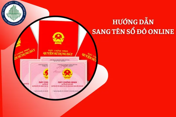 Sang tên sổ đỏ online