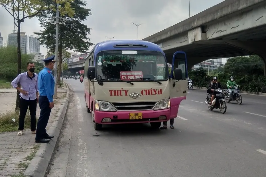 4k52t5 ha noi xu ly hon 1200 xe khach xe tai vi pham