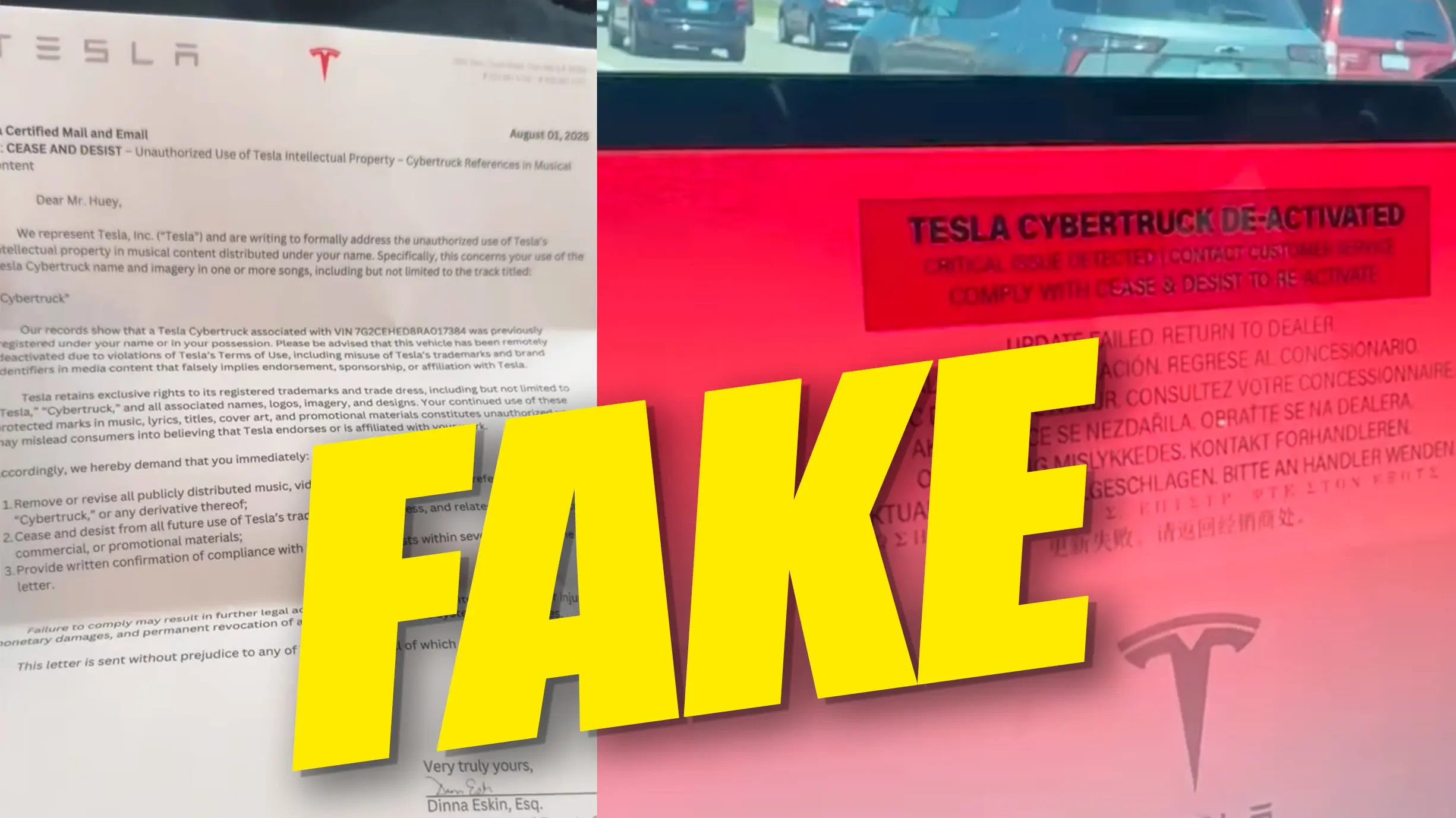cigazf Tesla Cybertruck Deactivate