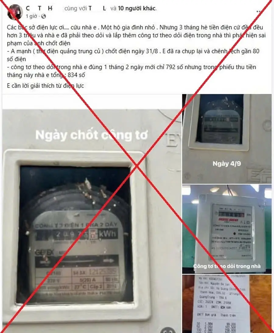 7lz8s3 noi dung dang tren facebook ca nhan c.t.h sang ngay 0492025 gay anh huong lon den uy tin cua nganh dien