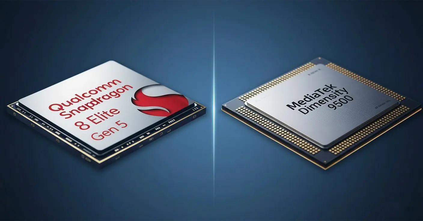 8hj4ui Snapdragon 8 Elite Gen 5 vs MediaTek Dimensity 9500 comparison