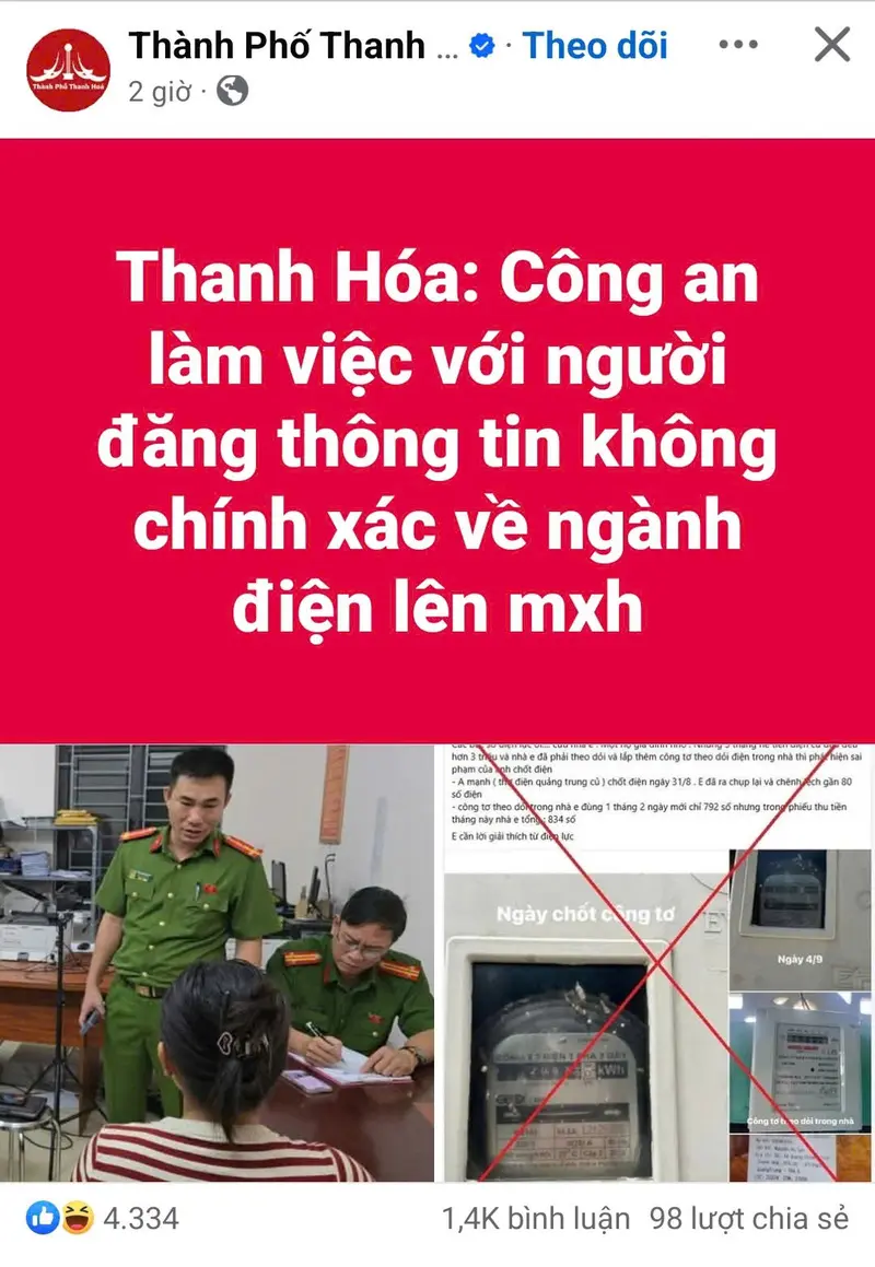 eoi6xo thong tin ve cong an xac minh tin don hoa don tien dien tang cao 19061660