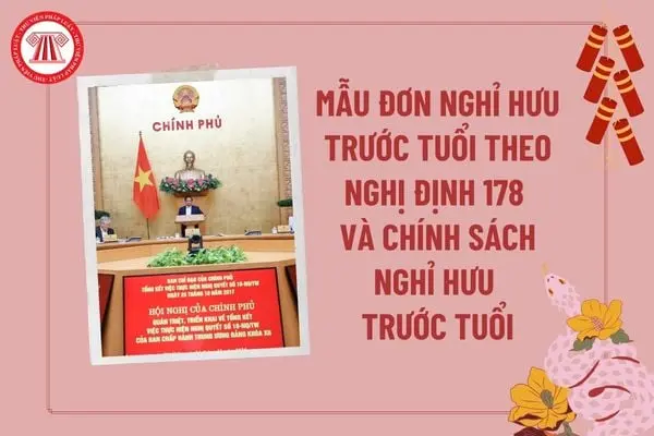 m0e7ae mau don xin nghi huu truoc tuoi theo nghi dinh 178 nam 2024