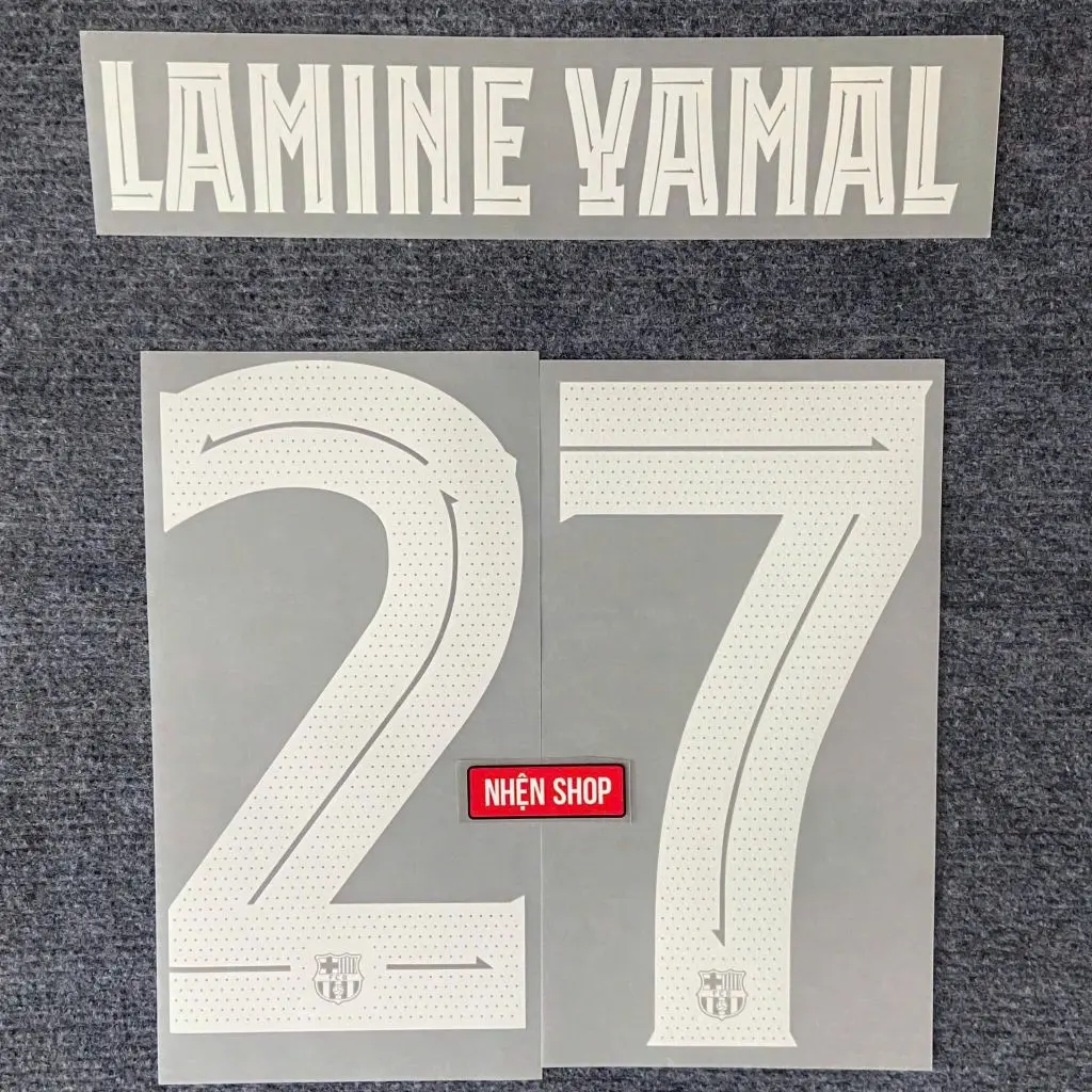 koewv3 nameset lamine yamal 27 authentic barcelona san nha 2023 24