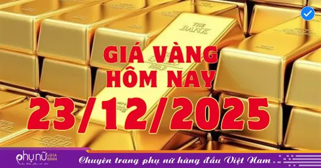 5fm9n5 gia vang hom nay ngay 23 12 2025 tang chong mat vang sjc lap ky luc moi 159 trieu dong luong