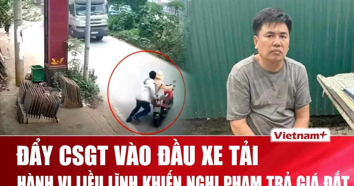 le6sbg tam giu hinh su doi tuong day canh sat giao thong vao dau xe tai