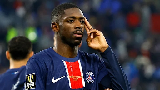 dembele thi dau cho psg