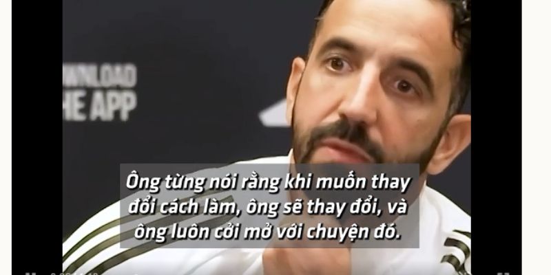 Amorim cũng đề cập đến áp lực khổng lồ khi làm việc với CLB Manchester United