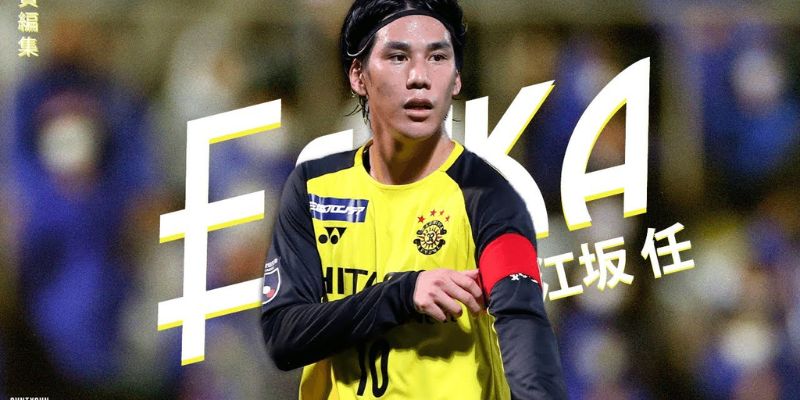 Niềm vui của Esaka khi ghi bàn quyết định tại giải J1 League