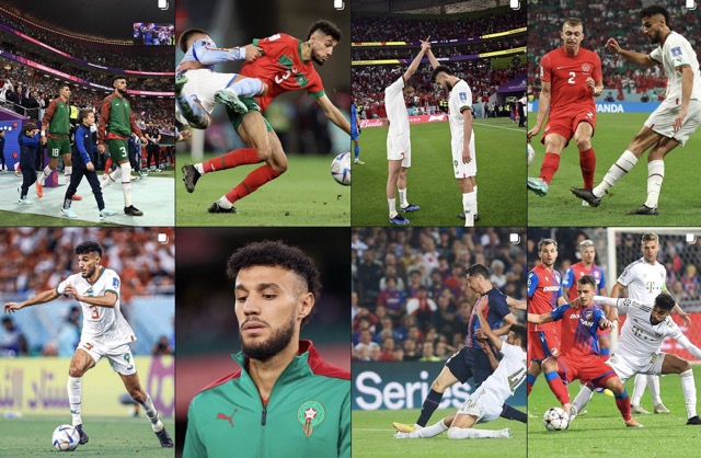 Noussair Mazraoui bước đột phá bên hành lang cánh tại Premier League