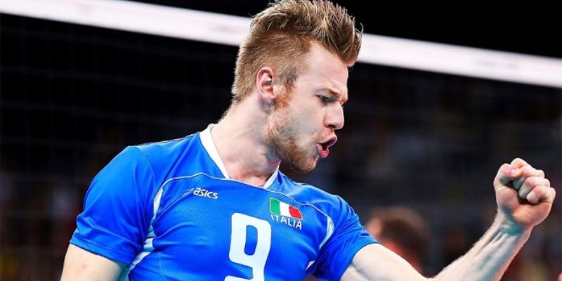 Zaytsev luôn tạo sức ép bằng những cú phát bóng