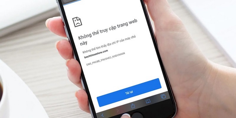 Người dùng gặp lỗi truy cập website bất thường